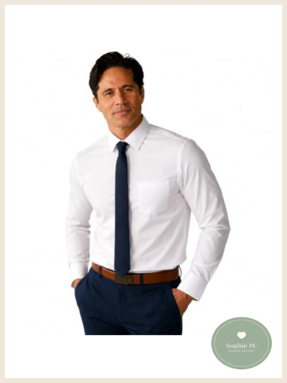 Men's Athletic Fit Long Sleeve Dress Shirt Wrinkle-Free V-Neck